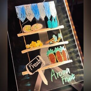 Glow LED Board, Acrylic Dry Erase Board with Light and 7 Colorful Pens